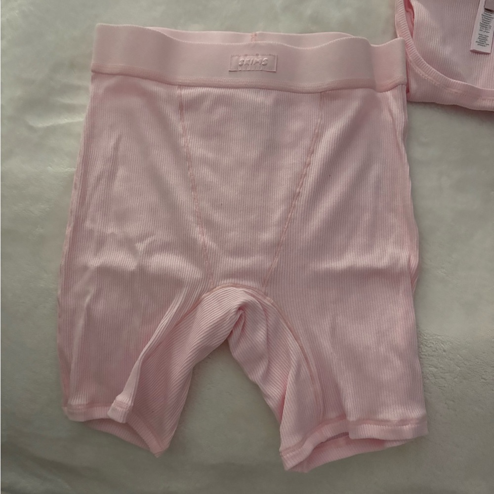 Skims cherry blossom cotton rib set size:xxs - Picture 3 of 6